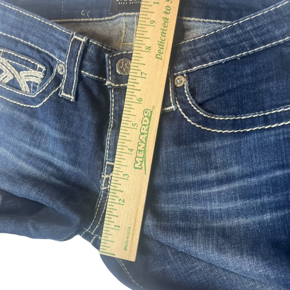 Big Star Women's 26 Alex Skinny Jeans Blue Stretch‎ Western Rodeo Ranch Denim - Picture 8 of 8